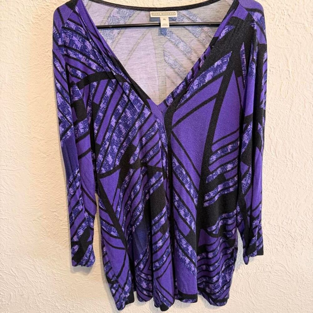 Dana-buchman Women's Purple Blouse
